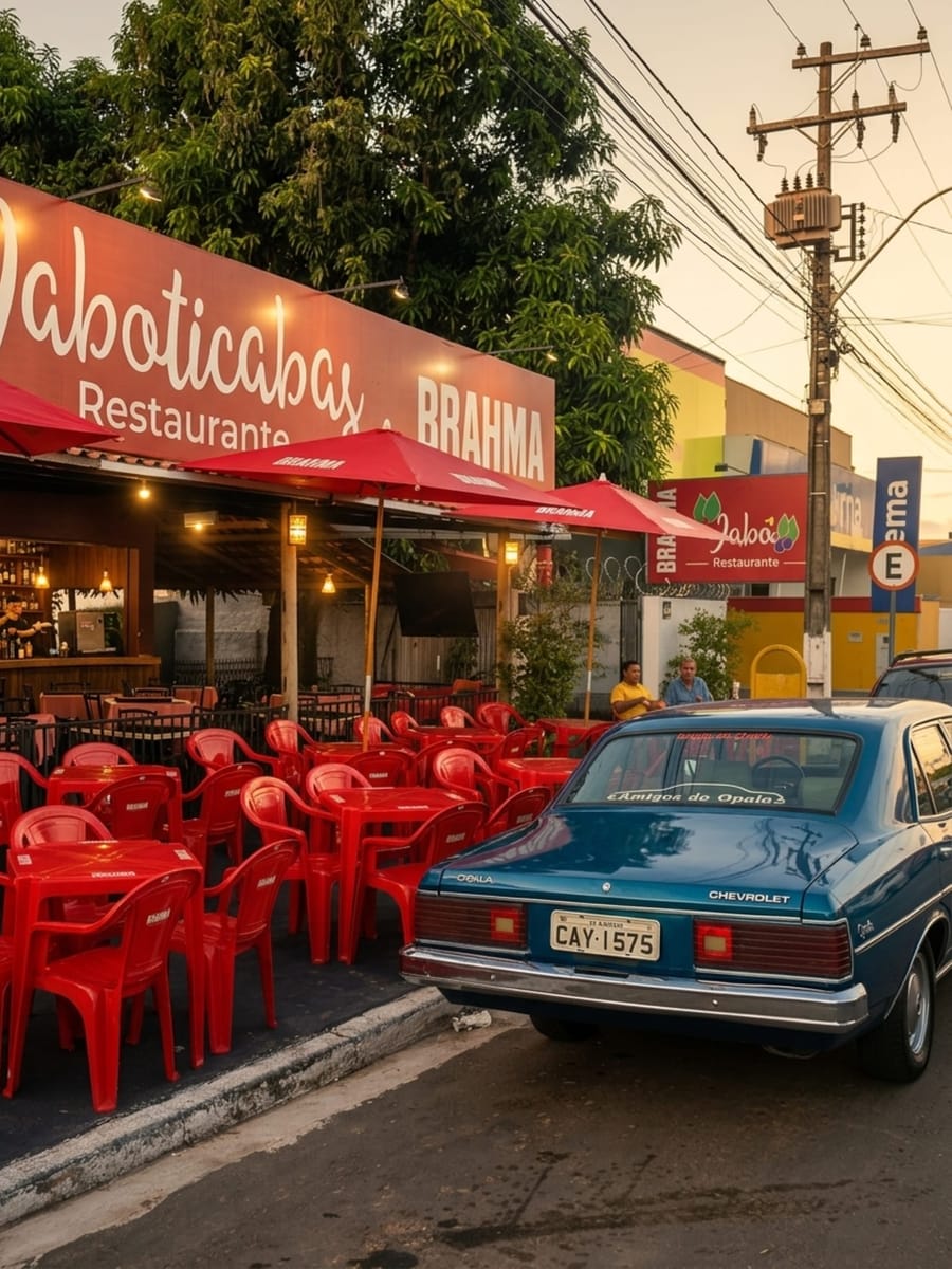 Fachada da unidade BR-153 ao entardecer